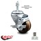 Service Caster 3 Inch High Temp Phenolic Wheel Swivel 3/8 Inch Threaded Stem Caster with Brake SCC-TS20S314-PHRHT-TLB-381615 - alternate 1